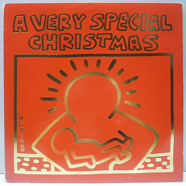 レコードメイン画像：キース・ヘリング／KEITH HARING!! USオリジナル「A Very Special Christmas」MADONNA, RUN DMC, STING 他