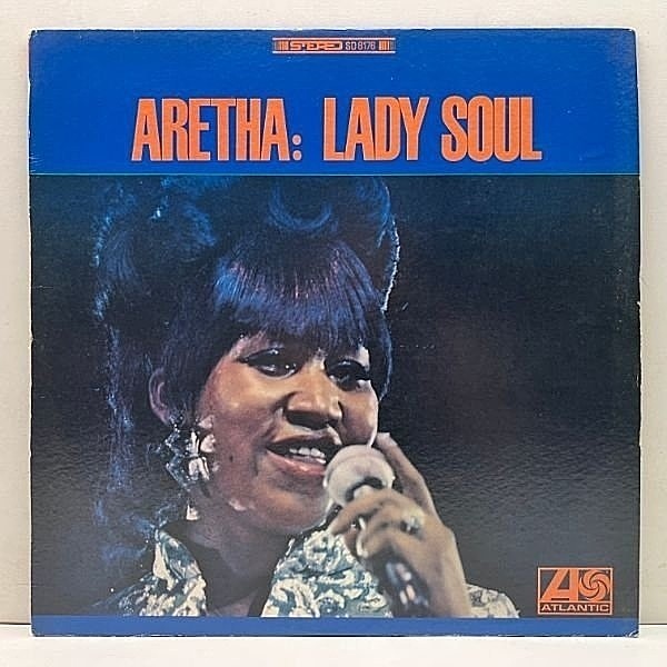 レコードメイン画像：Cut無し!良好! 初版 3色ラベ USオリジナル ARETHA FRANKLIN Lady Soul ('68 Atlantic) ARIF MARDIN arr. アレサ・フランクリン 不朽の名作
