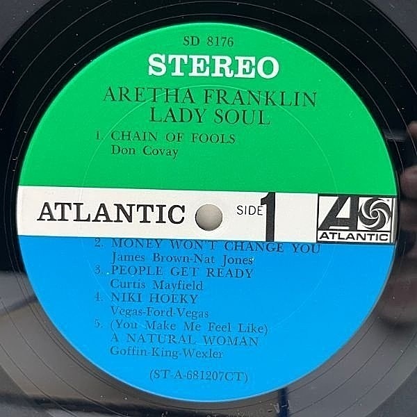 19CDアトランティックレコード　アレサフランクリン ARETHA FRANKLIN / Spanish Harlem / Lean On Me (7) / Atlantic