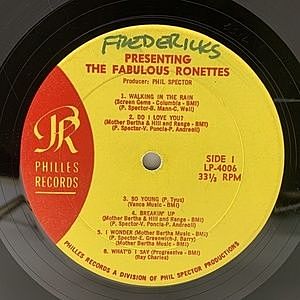 RONETTES / Presenting The Fabulous Ronettes Featuring
