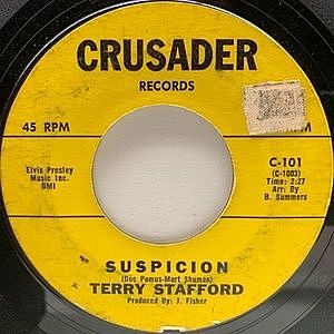 レコード画像：TERRY STAFFORD / Suspicion / Judy