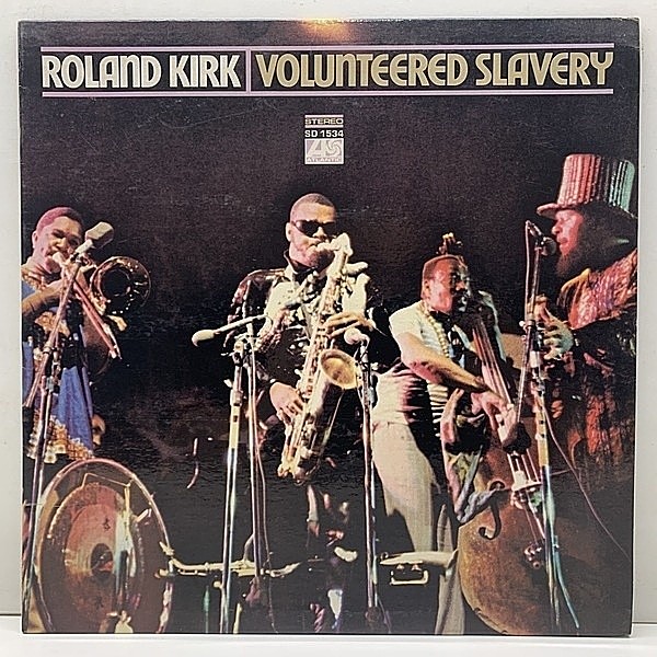 レコードメイン画像：良好品!! USオリジナル 初版BROADWAYリム ROLAND KIRK Volunteered Slavery ('69 Atlantic) ローランド・カーク 米 初回プレス