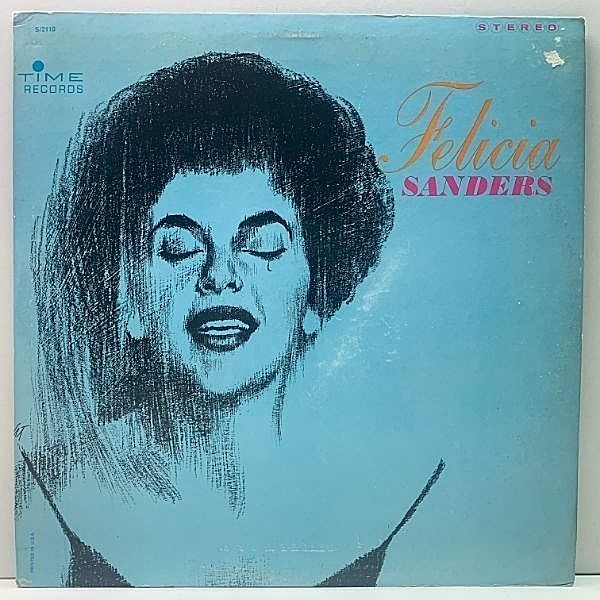 レコードメイン画像：極美盤!! US 初期プレス FELICIA SANDERS Same ('64 Time) Mundell Lowe 参加 スモールコンボとの素晴らしいジャズヴォーカル作品