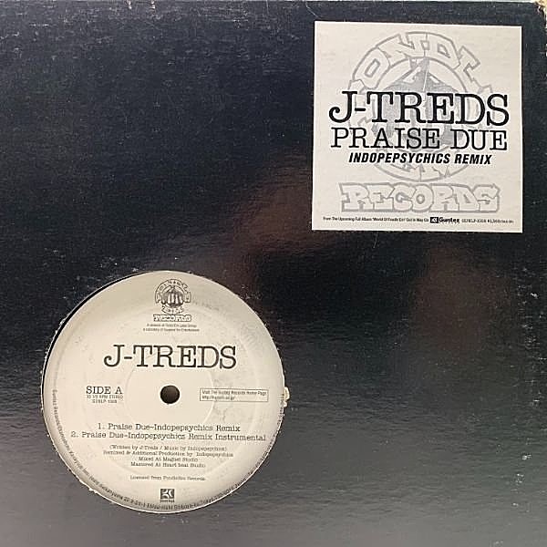 レコードメイン画像：美盤!! 日本企画オンリー J-TREDS Praise Due (Indopepsychics Remix) / DJ ELI・SHAN BOOGS Lay Puzzled 激ドープ・アンダーグラウンド