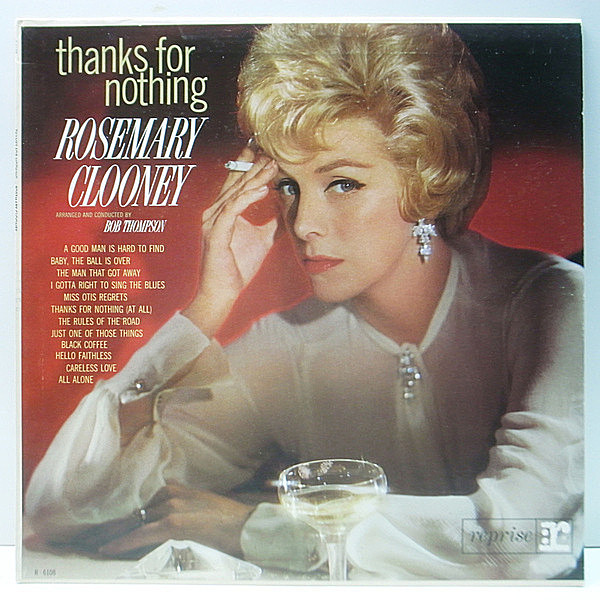 レコードメイン画像：レアな美品!! MONO 初版 3色ラベル USオリジナル ROSEMARY CLOONEY Thanks For Nothing ('64 Reprise) ローズマリー・クルーニー LP