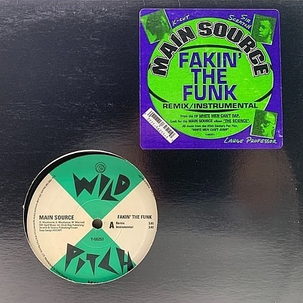 レコードメイン画像：【THE MAIN INGREDIENT Magic Shoes サンプリング】USオリジナル MAIN SOURCE Fakin' The Funk ('92 Wild Pitch) LP未収録 90sクラシック