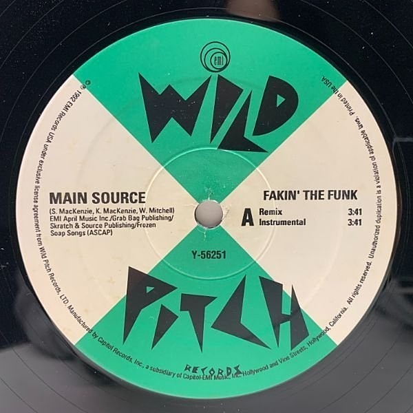 MAIN SOURCE / Fakin' The Funk (12) / Wild Pitch | WAXPEND RECORDS