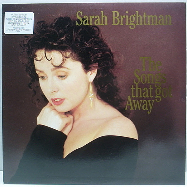 レコードメイン画像：'89 アナログはレア!! SARAH BRIGHTMAN The Songs That Got Away