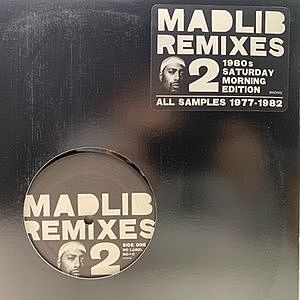 レコード画像：MADLIB / Madlib Remixes 2 - 1980s Saturday Morning Edition