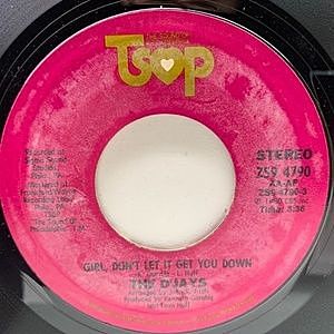 レコード画像：O'JAYS / Girl, Don't Let It Get You Down