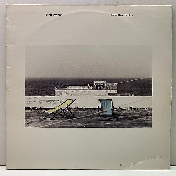 レコードメイン画像：Cut無し!極美盤! 半透明仕様 USオリジナル RALPH TOWNER, JOHN ABERCROMBIE Five Years Later ('82 ECM) ギター・デュオの名作