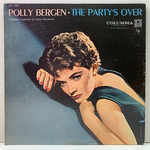 レコードメイン画像：美盤!! MONO 初版 6eye 深溝 USオリジナル POLLY BERGEN The Party's Over (Columbia CL 1031) ポリー・バーゲン 米 初回モノラル LP