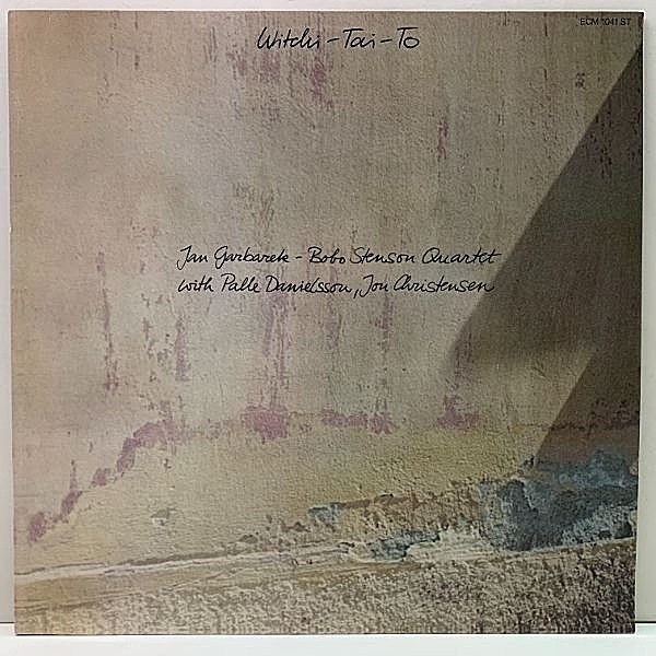 レコードメイン画像：極美品!! W.GERMANY 西独オリジナル JAN GARBAREK, BOBO STENSON QUARTET Witchi Tai To ('74 ECM) ドイツ盤 LP