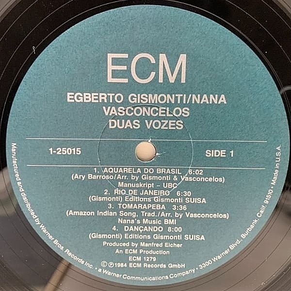 古着人気アイテム Vozes Duas / VASCONCELOS NANA / GISMONTI EGBERTO (LP) ECM / 洋楽