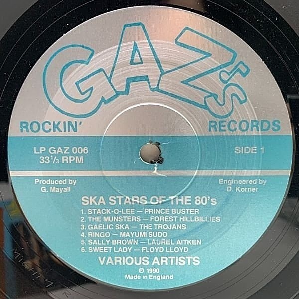 VARIOUS / Ska Stars Of The 80s (LP) / Gaz's Rockin