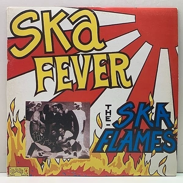 レコードメイン画像：美盤!! EUオリジ SKA FLAMES Ska Fever ('89 Gaz's Rockin') スカ・フレイムス 名盤 Tokyo Shot, Christine Keeler ほか