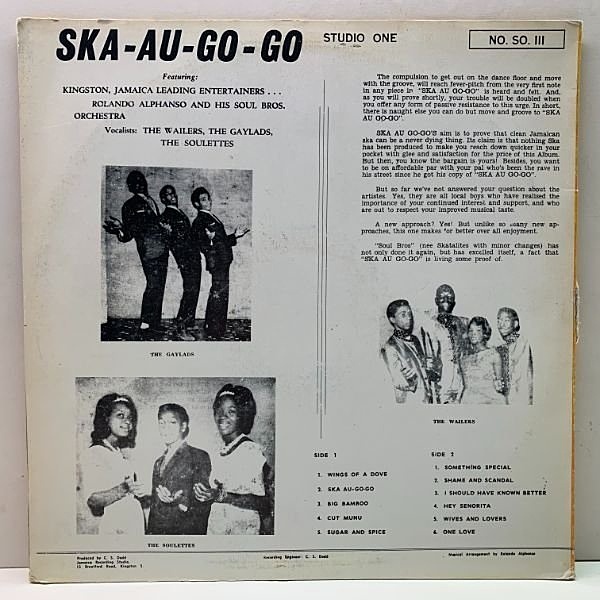 VARIOUS / Ska Au-Go-Go (LP) / Studio One | WAXPEND RECORDS