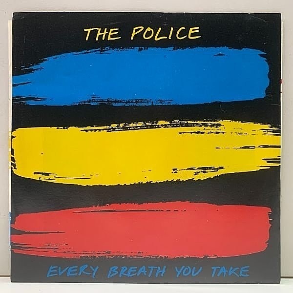 レコードメイン画像：PS付き 美品!! 7インチ USオリジナル THE POLICE Every Breath You Take ('83 A&M) 45RPM. ポリス／見つめていたい 第1弾 シングル