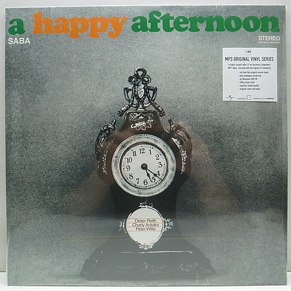 レコードメイン画像：極美品 DIETER REITH A Happy Afternoon 時計のライス 重量盤 LP