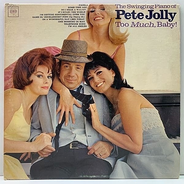 レコードメイン画像：美品 MONO 初版 2eye USオリジナル PETE JOLLY Too Much, Baby! ('65 Columbia CL 2397) ピート・ジョリー 十八番のトリオもの 米 モノラル