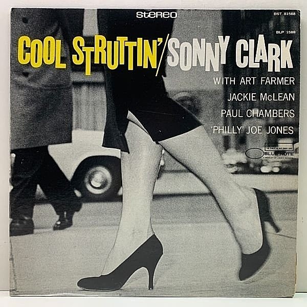 レコードメイン画像：Cut無し!美品! 米プレス SONNY CLARK Cool Struttin (Blue Note BST 81588) ソニー・クラーク／クール・ストラッティン US Early 70s 音符