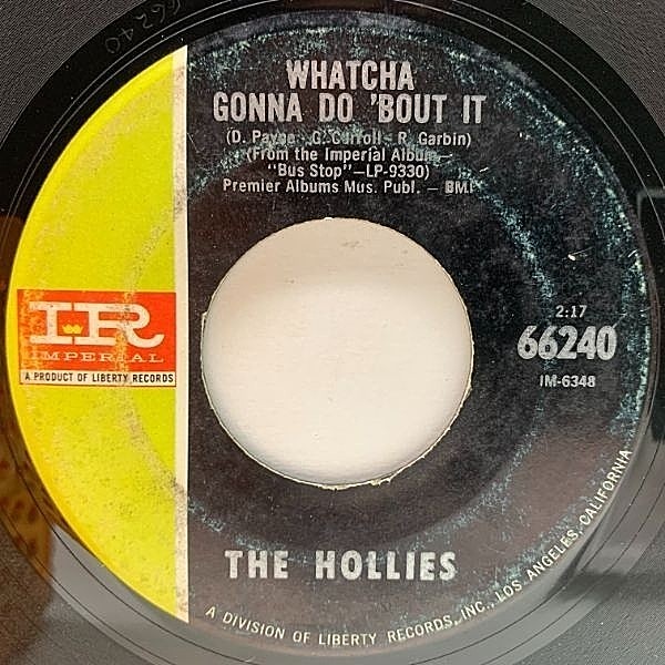 レコードメイン画像：USオリジナル 7インチ HOLLIES Pay You Back With Interest ('67 Imperial) British Invasion ホリーズ 45RPM.