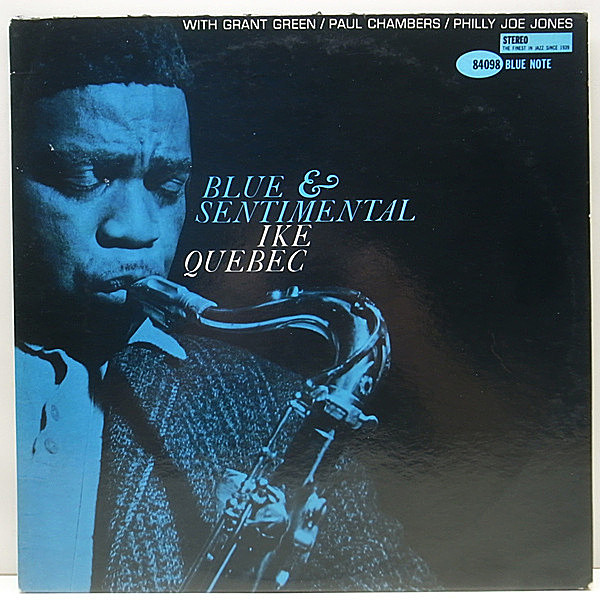 レコードメイン画像：STEREO NY 完オリ IKE QUEBEC Blue & Sentimental / GRANT GREEN
