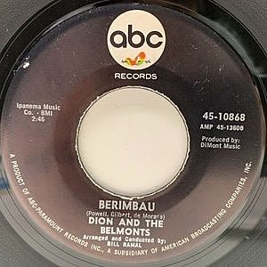 レコード画像：DION & THE BELMONTS / Berimbau