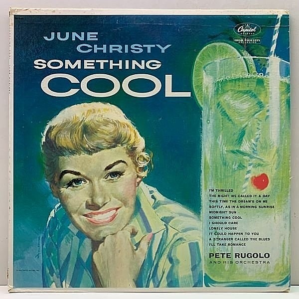 レコードメイン画像：美盤!! 米 JUNE CHRISTY Something Cool (Capitol) クール・クリスティ 最高傑作 US 70sプレス