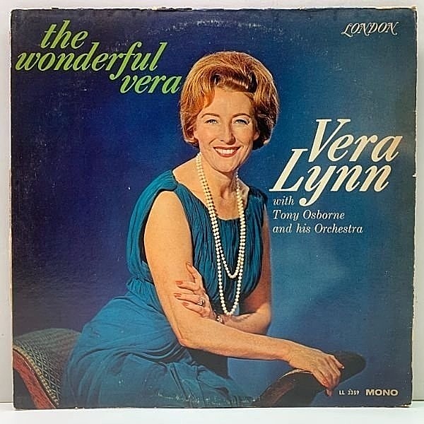 レコードメイン画像：ヴェラ・リンのジャジーな好盤!! MONO 初版マルーン【Unbox - Open Logo】USオリジ VERA LYNN The Wonderful Vera ('63 London) モノラル