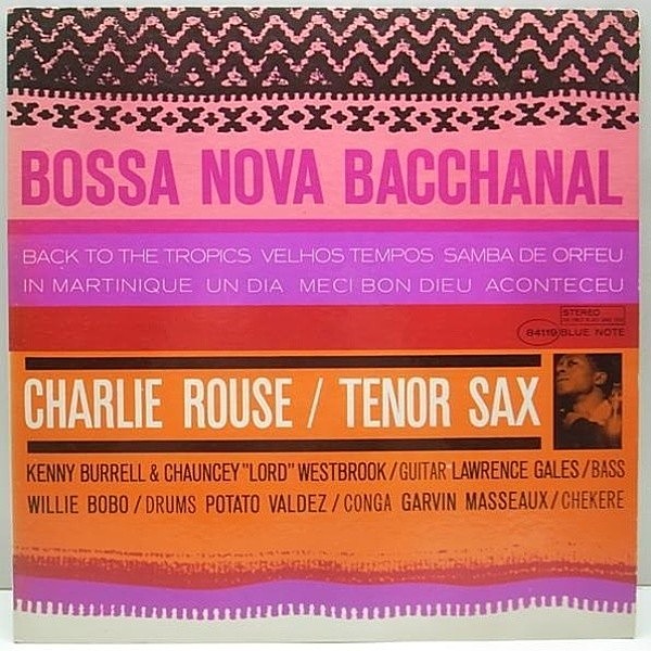 レコードメイン画像：美品 NY オリジナル / CHARLIE ROUSE Bossa Nova KENNY BURRELL