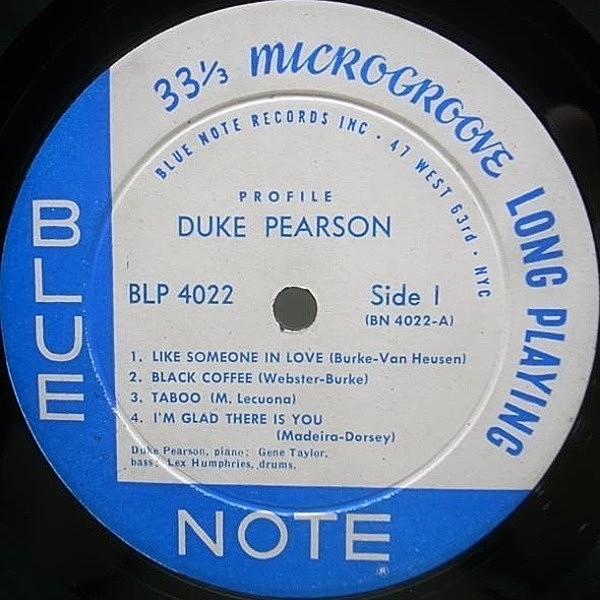 JAZZ BLUE NOTEレコード3枚セット/DUKE PEARSON 他 DUKE PEARSON / Profile (LP) / Blue Note | WAXPEND RECORDS