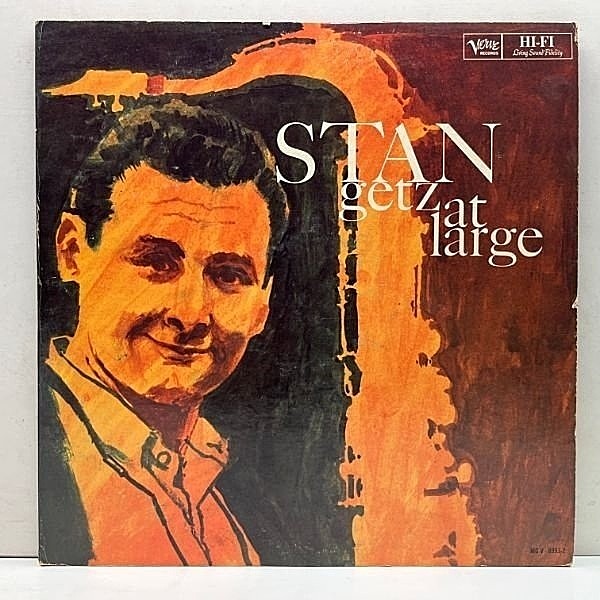 レコードメイン画像：USオリジナル 2LP MONO 初版VERVEリム 深溝 STAN GETZ At Large ('60 Verve) w/ Jan Johansson, Dan Jordan, William Schioppfe