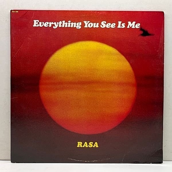 レコードメイン画像：【COMMON Take It Ez サンプリング ネタ】美盤!! USオリジ RASA Everything You See Is Me ('78 Govinda) Light Mellow ブルーアイドソウル