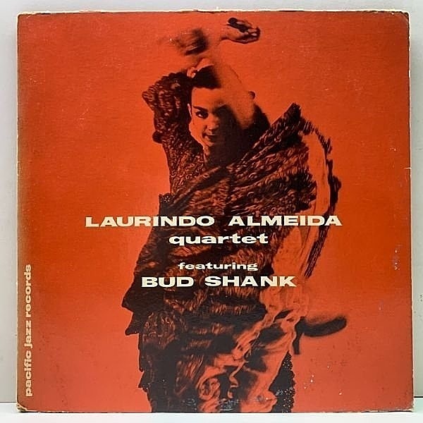 レコードメイン画像：USオリジナル PJ盤 赤タイプ MONO 深溝 LAURINDO ALMEIDA QUARTET Featuring Bud Shank (Pacific Jazz 1204) w/ Harry Babasin, Roy Harte