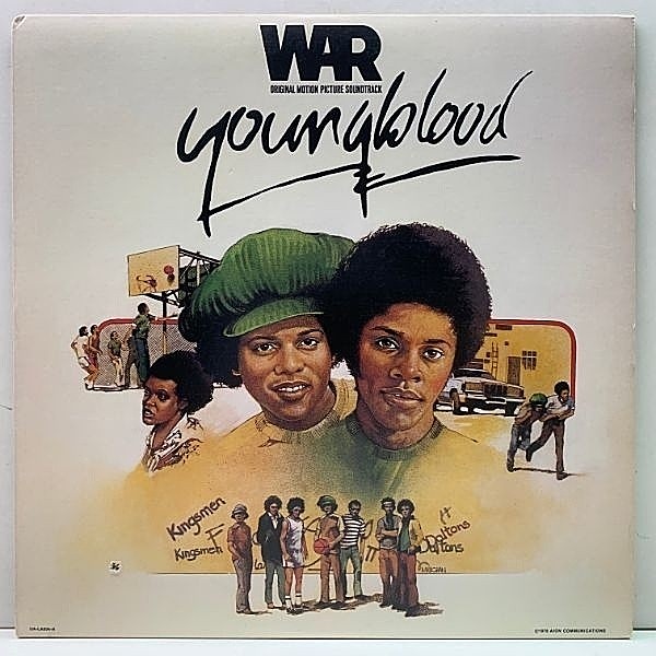 レコードメイン画像：良好!! 高音質 Wally刻印 USオリジナル WAR Youngblood ('78 United Artists) O.S.T. 黒映画 Sing A Happy Song, Junk Yard ほか