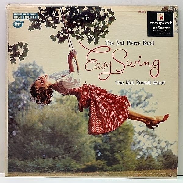 レコードメイン画像：良好!! MONO 深溝 USオリジナル NAT PIERCE, MEL POWELL Easy Swing ('54 Vanguard) 数少ないご両人がリーダーのコンボ演奏です