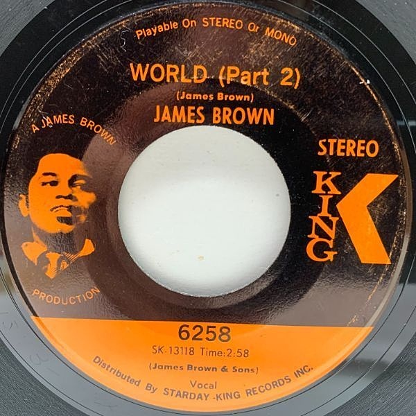 大人女性の / (7) World / BROWN JAMES King RECORDS WAXPEND | 洋楽