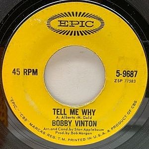 レコード画像：BOBBY VINTON / Tell Me Why / Remembering