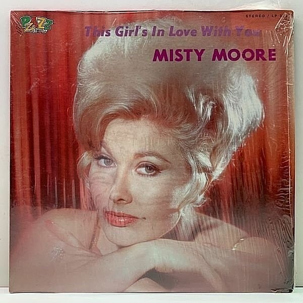 レコードメイン画像：シュリンク極美品!! MISTY MOORE This Girl's In Love With You ('68 Pzazz) 人気曲 Little Things ライクのヒップなノーザンが絶品