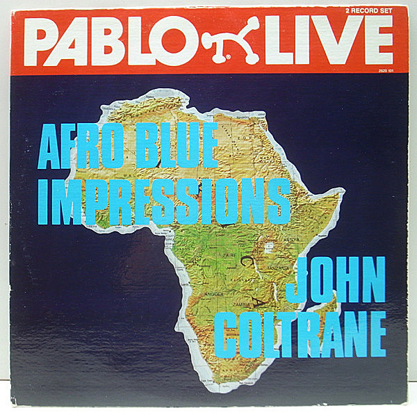 レコードメイン画像：レア 2LP 美盤!! KENDUN刻印 USオリジナル JOHN COLTRANE Afro Blue Impressions | MONO Mix!? 黄金カルテットでの欧州ライヴ