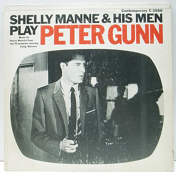 レコードメイン画像：D1マト MONO 深溝 USオリジナル SHELLY MANNE Play Peter Gunn ('59 Contemporary C 3560) CONTE CANDOLI, HERB GELLER ほか