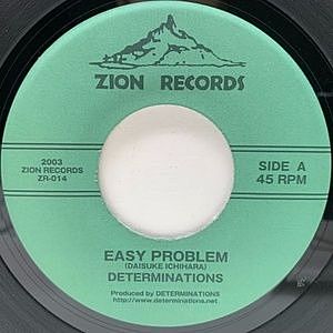 レコード画像：DETERMINATIONS / Easy Problem / Sweet Night Dew