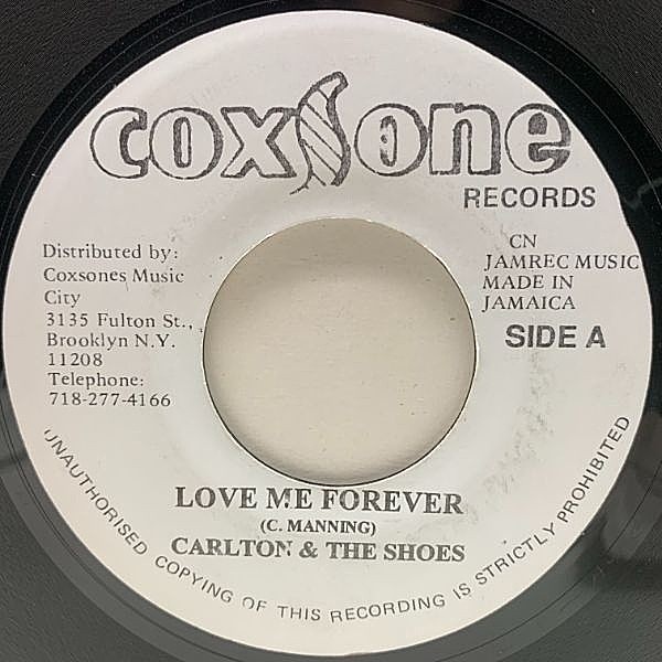 レコードメイン画像：良好!! JAプレス 7インチ CARLTON & THE SHOES Love Me Forever / LEE PERRY Cook Book (Coxsone) ROCKSTEADY 名曲 45RPM.