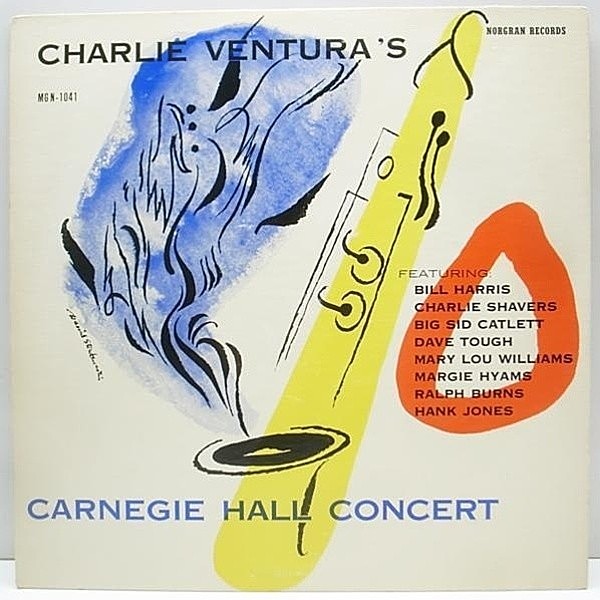 レコードメイン画像：美盤!! 黄色 NORGRAN 完オリ CHARLIE VENTURA Carnegie Hall ～