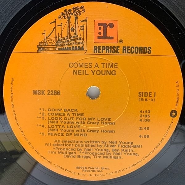 Neil Young – Comes A Time – Vinyl (LP, Album, Stereo), 1978