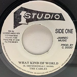 レコード画像：CABLES / SKATALITES / What Kind Of World / Peace And Love