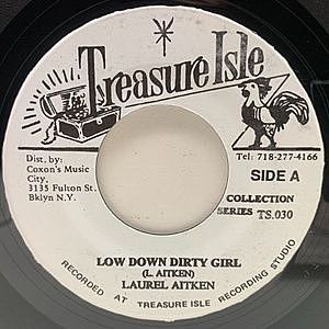 レコード画像：LAUREL AITKEN / DUKE REID'S ALL STARS / Low Down Dirty Girl / Pink Lane Shuffle