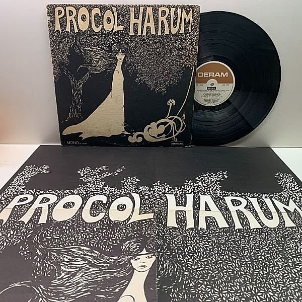 レコードメイン画像：激レア【MONO & ポスター付き】DE規格 USオリジナル PROCOL HARUM 1st デビュー作 ('67 Deram) 青い影 プロコル・ハルム 難関 米 モノラル