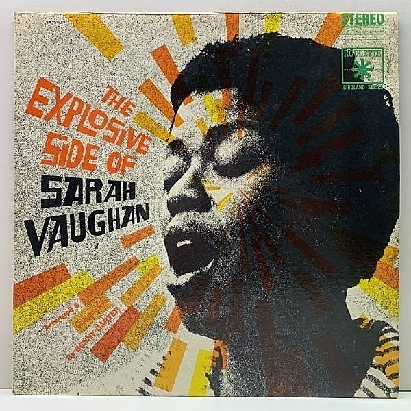 レコードメイン画像：美品!! USオリジナル SARAH VAUGHAN The Explosive Side Of ('63 Roulette) w/ BENNY CARTER率いるビッグバンドとの共演盤